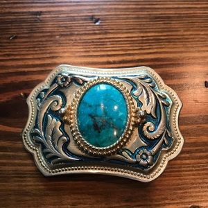 Turquoise Western Belt Buckle